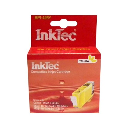 Картридж для CANON  CLI-426 Y PIXMA iP4840/MG5140/5240/6140/8140 желт InkTec