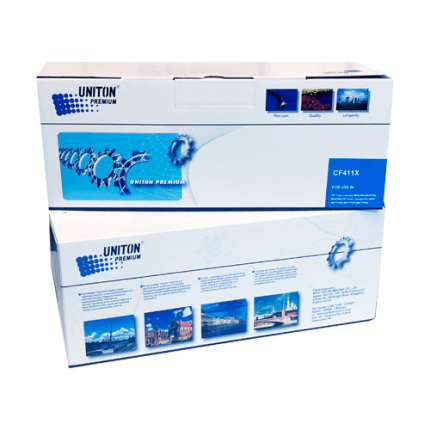 Картридж для HP Color LJ M452/M477  CF411X (410X) син (5K) UNITON Premium