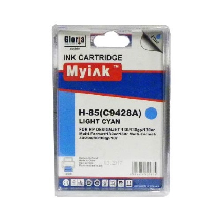 Картридж для ( 85) HP DesignJet 30/130/130nr C9428A св син MyInk