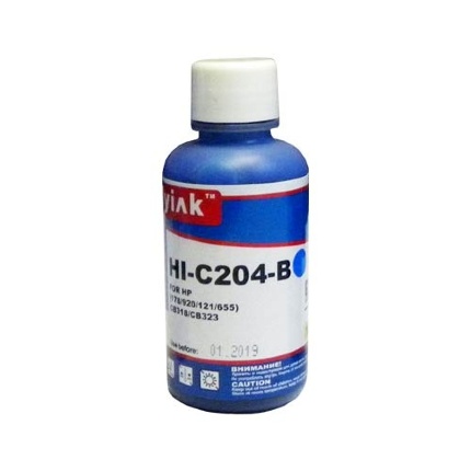 Чернила для HP (178/121/655/901/920/ GT51/ GT52/ GT53) CB318/CB323 (100мл,cyan, Dye) HI-C204-B Gloria™ MyInk