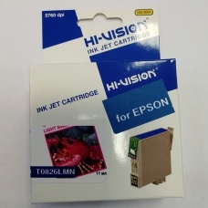 Картридж совместимый (аналоговый) для Epson T0486 (EPI-10048LM) Light Magenta HI VISION 