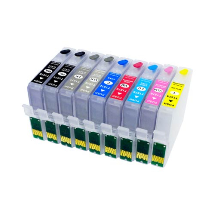 Набор картриджей ПЗК (T1571-1579) для Epson St Photo R3000 9шт Yuxunda