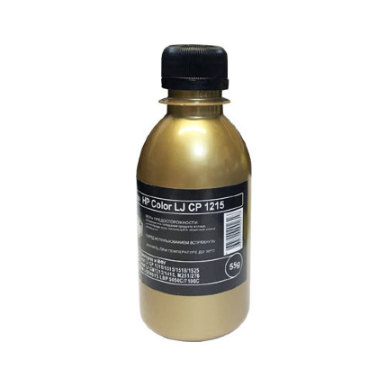 Тонер для HP Color LJ CP 1215/1515/1518/1525/СМ1312/CM1415 (фл,55,ч,Chemical MKI) Gold ATM