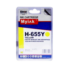 Картридж для (655) HP DJ Advantage 3525/4615/5525/6525 CZ112AE желт (14,6ml, Dye) MyInk