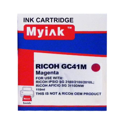 Картридж для гелевый RICOH Aficio SG2100/3110 type GC 41M кр (22ml) MyInk