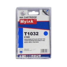 Картридж для (T1032) EPSON St Office T40W/600FW/610FW син (14ml, Pigment) MyInk