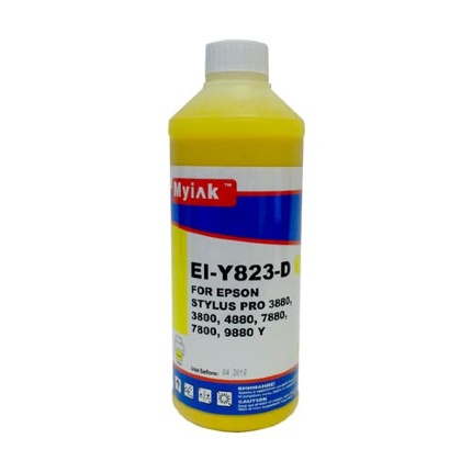 Чернила для EPSON (T0594) St Pro R2400/2880/ 3000/3800/7800/9800/7880/9880 (1л,yellow, Pigment) EI-Y823-D EverBrite™ MyInk