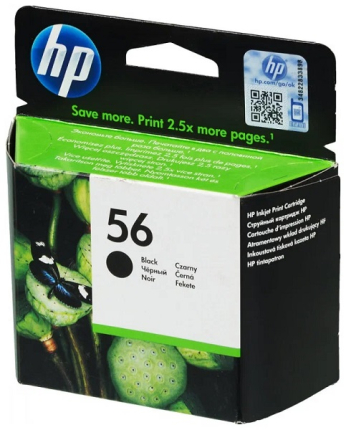 Картридж струйный HP 56 (C6656AE), черный 19мл. (о)