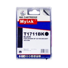 Картридж для (T1711) EPSON Expression Home XP-103/203/406 ч (14,6ml, Pigment) MyInk