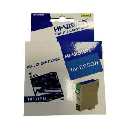 Картридж совместимый (аналоговый) для Epson T0731 Black HI VISION