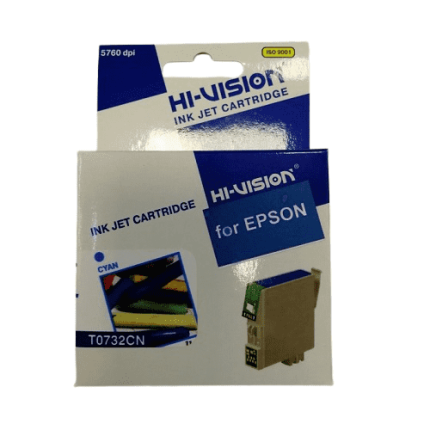 Картридж совместимый (аналоговый) для Epson T0732 Cyan HI VISION