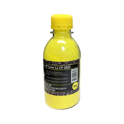Тонер для HP Color LJ CP 2025/CM 2320 (фл,80,желт,NonChem) ATM