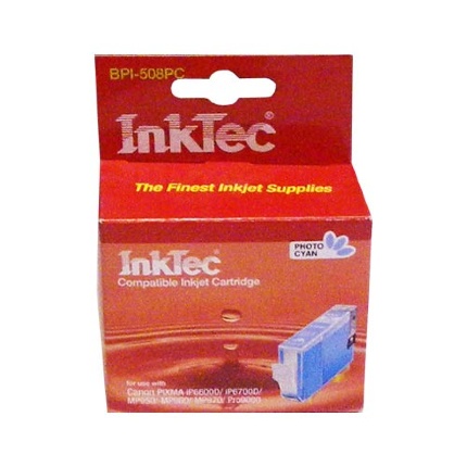 Картридж для CANON  CLI-8PC PIXMA IP-6600D/Pro 9000  св.синий InkTec