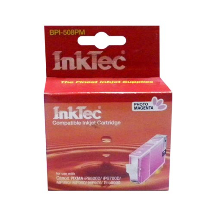 Картридж для CANON  CLI-8PM PIXMA IP-6600D св.малиновый InkTec