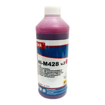 Чернила для HP (933/935/940/951) Officejet Pro 8100/8600/6100/6600/6700/ K5300/ K5400/ K550/7610/7110/8000(1л,magenta.Pigment) HI-M428 v.2 EverBrite™ MyInk