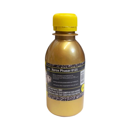 Тонер для XEROX Phaser 6125/6130/6500/С1100 (фл,30,желт,NonChem) Gold ATM