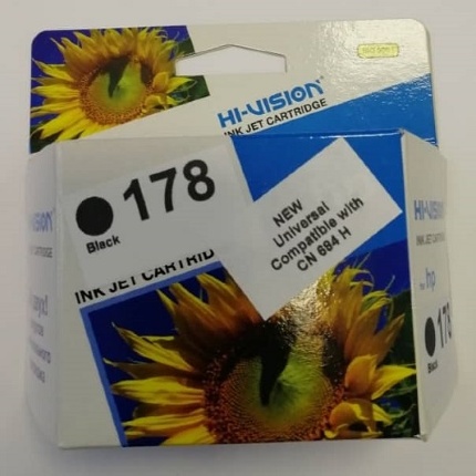 Картридж совместимый (аналоговый) для "Hewlett-Packard" №178XL (CN684HE / CB316HE) Black HI VISION