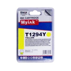 Картридж для (T1294) EPSON St SX420/525/620/Office BX305/525 желт (10ml, Pigment) MyInk