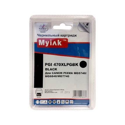 Картридж для CANON  PGI-470XLPGBK PIXMA MG7740/6840/5740 ч MyInk