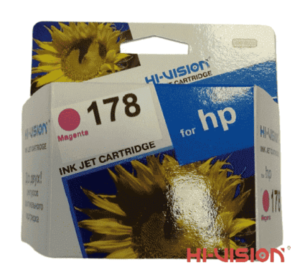 Картридж совместимый (аналоговый) для Hewlett-Packard №178XL (CB324HE / CB319HE) Magenta HI VISION