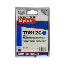 Картридж для (T0812/T0822) EPSON R270/390/RX590/TX700/1410 син (16ml, Dye) MyInk