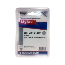 Картридж для CANON  CLI-471XLGY PIXMA MG7740 серый MyInk