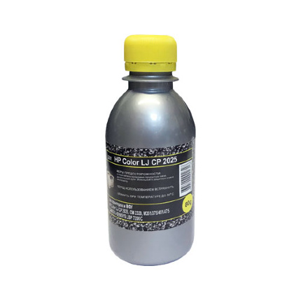 Тонер для HP Color LJ CP 2025/CM 2320 (фл, 80,желт,Polyester,TMC040, IMEX) Silver ATM