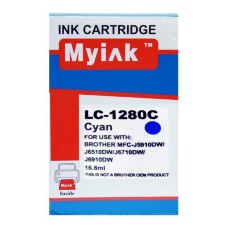 Картридж для Brother MFC-J5910/6510/6710 (LC1280XLC) син (16,6ml, Dye) MyInk