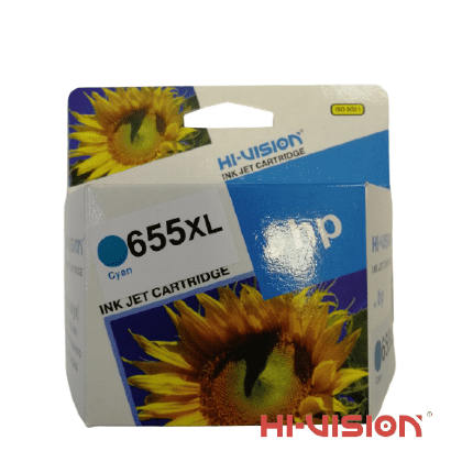 Картридж совместимый (аналоговый) для Hewlett-Packard №655C (CZ110AE) Cyan HI VISION