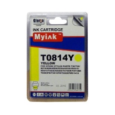 Картридж для (T0814/T0824) EPSON R270/390/RX590/TX700/1410 жёлт (16ml, Dye) MyInk
