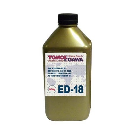 Тонер для KYOCERA Универсал тип ED-18 (фл,900,TOMOEGAWA) Gold ATM