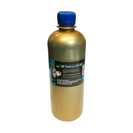 Тонер для HP Color LJ CP 3525/3530/4025/4525/M551  (фл,140,син,Chemical MKI) Gold ATM