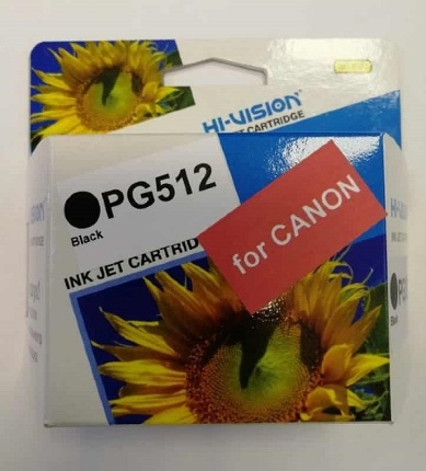 Картридж совместимый (аналоговый) для Canon  PG-512 Black HI VISION