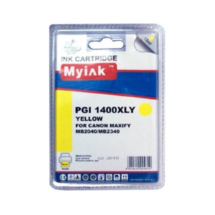 Картридж для CANON  PGI-1400XLY MAXIFY МВ2040/МВ2340 желт (12ml, Pigment) MyInk