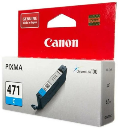 Картридж Canon CLI-471C (0401C001) (6.5ml)