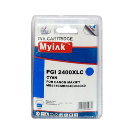 Картридж для CANON  PGI-2400XLC MAXIFY MB5340/MB5040/iB4040 син (20,4ml, Pigment) MyInk