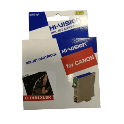Картридж совместимый (аналоговый) для Canon CLI-481Bk XL Black HI VISION