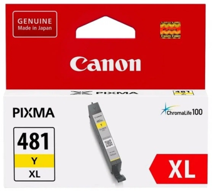 Картридж Canon CLI-481XL Y, 2046C001 (8.3ml)