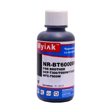 Чернила для Brother InkBenefit Plus  DCP-T300/T500/T700/MFC-T800 (100мл,black,Pigment) BT6000BK MyInk