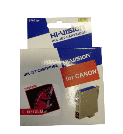 Картридж совместимый (аналоговый) для  Canon CLI-471M XL Magenta HI VISION