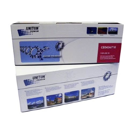 Картридж для HP Color LJ CP 1215/ CM 1312 CB543A (125A)/ CANON LBP-5050 Cartridge 716M кр (1,4K) UNITON Premium