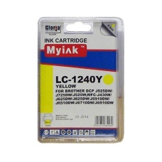 Картридж для Brother MFC-J6510/6710/6910 (LC1240Y) желт (9,6ml, Dye) MyInk