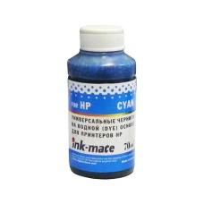 Чернила универсальные для HP (70мл, cyan, Dye) HIMB-UC Ink-Mate