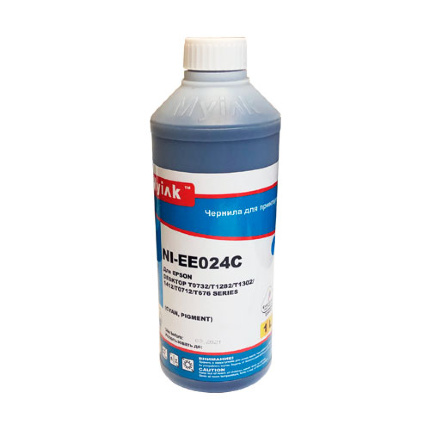 Чернила для EPSON (T0731/T0711/T0921) St C67/91/CX3700/4300/ T40/TX550/S22/SX125 (1л,cyan,Pigment) EE024C MyInk