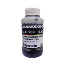 Чернила для EPSON (Т143/T141)/ Expression Home XP-103/203/406 (70мл, black, Pigment) EIM-143PBk Ink-Mate