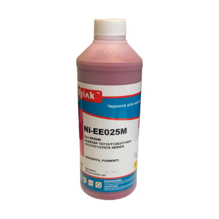 Чернила для EPSON (T0731/T0711/T0921) St C67/91/CX3700/4300/ T40/TX550/S22/SX125 (1л,magenta, Pigment) EE025M MyInk