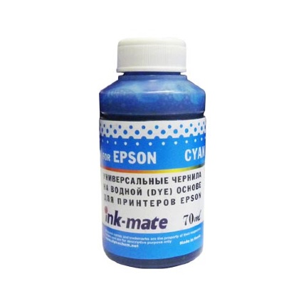 Чернила универсальные для EPSON (70мл, cyan, Dye)  EIM-UC Ink-Mate