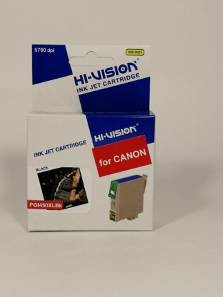 КАРТРИДЖ СОВМЕСТИМЫЙ (АНАЛОГОВЫЙ) ДЛЯ CANON CLI-450BK XL BLACK YI VISION