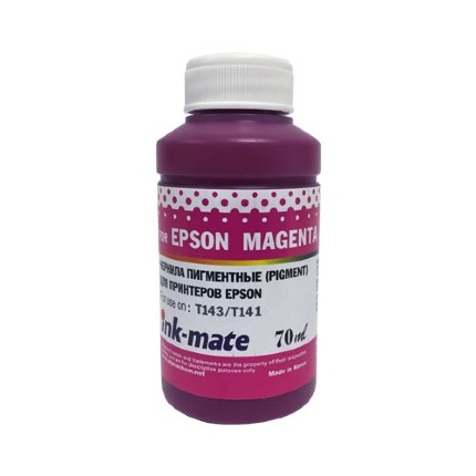 Чернила для EPSON (Т143/T141) (70мл, magenta, Pigment) EIM-143PM Ink-Mate