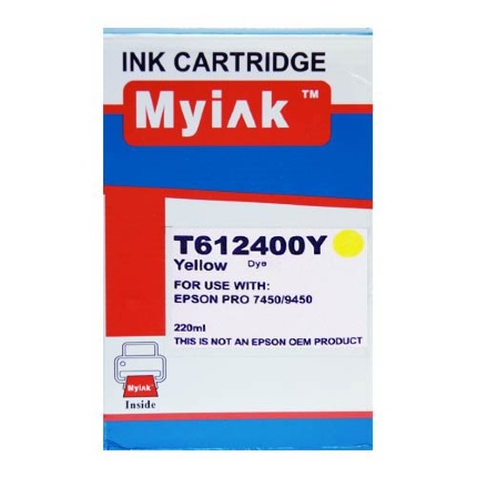 Картридж для (T6124) EPSON St Pro 7450/9450 желт (220ml, Pigment) MyInk
